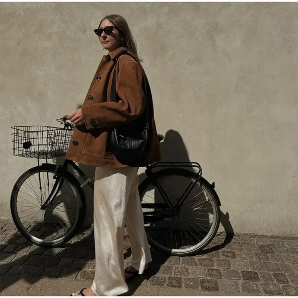 Emma | Suede Statement Coat