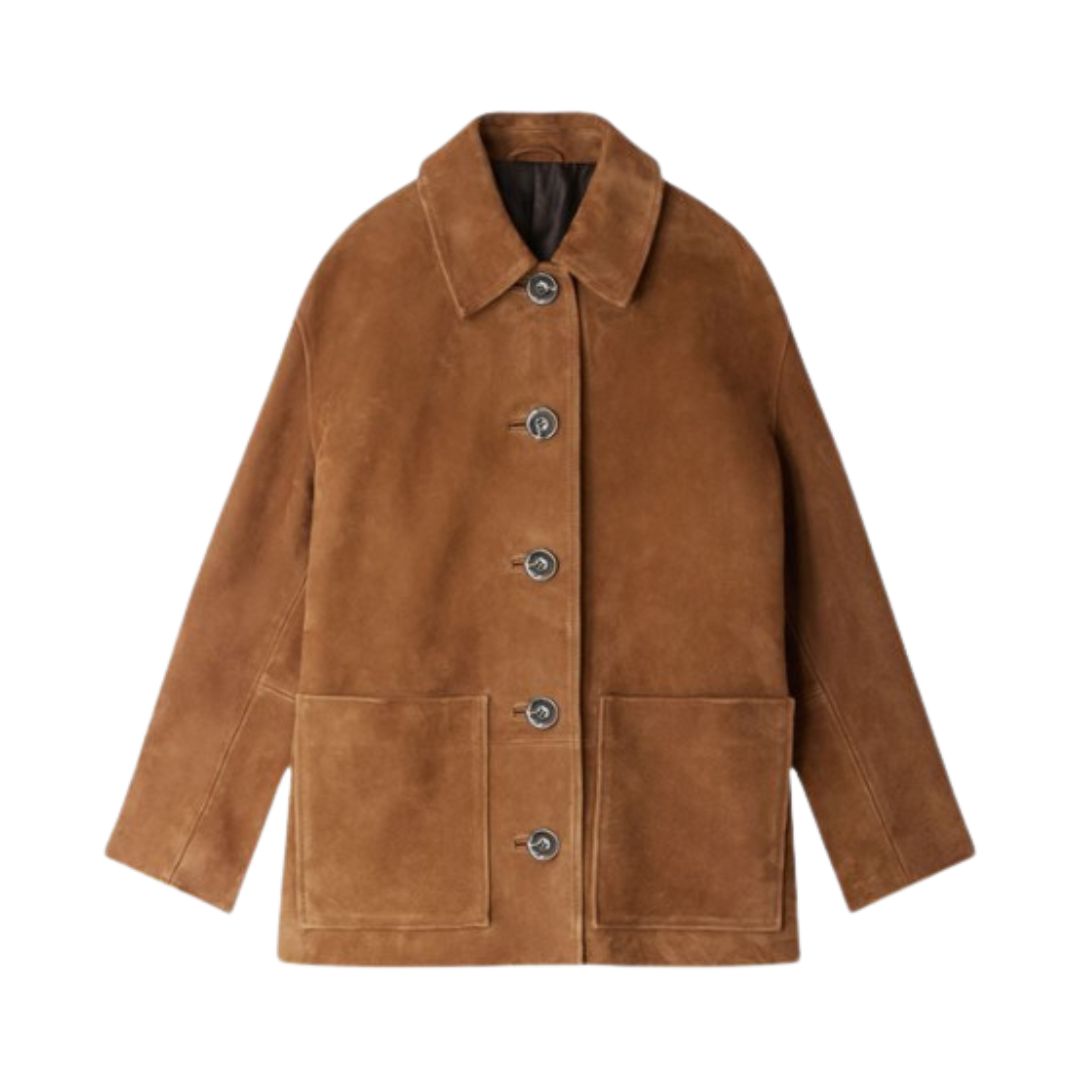 Emma | Suede Statement Coat
