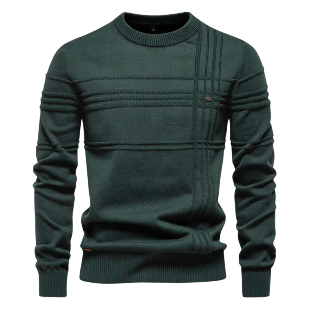 Lucas | Pullover met geruit design