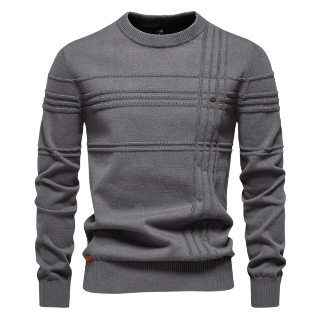 Lucas | Pullover met geruit design