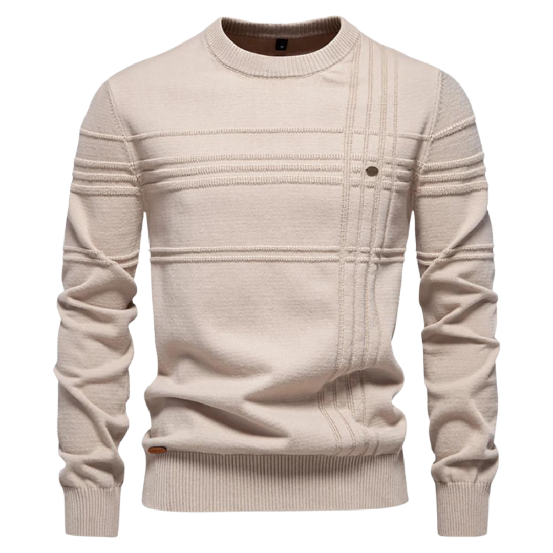 Lucas | Pullover met geruit design