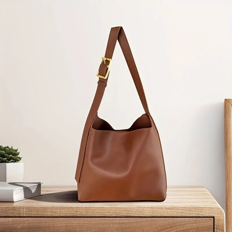 EVERLOOK® | ELEGANT LEATHER SHOULDER BAG